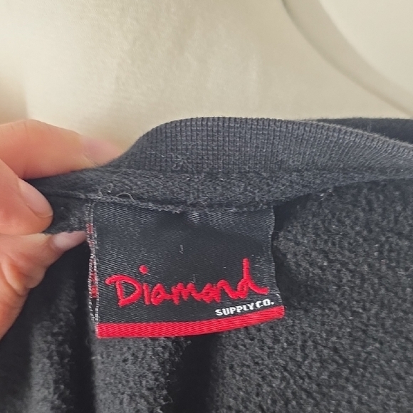 Diamond Supply Co. “World Champions ’98” Black Crewneck Sweatshirt – USA Flag - Picture 7 of 9